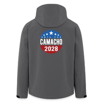Votez Camacho 2028 Parodie Drôle Drôle - Veste softshell homme en polyester recyclé Stanley/Stella - noir - Dos - AI Model Male 185 light (185cm)