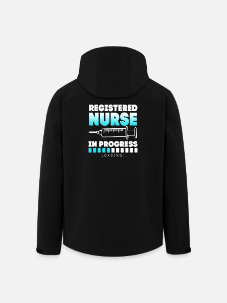 Nurse Hospital Nursing Gift - Men’s Recycled Softshell Jacket by Stanley/Stella - black