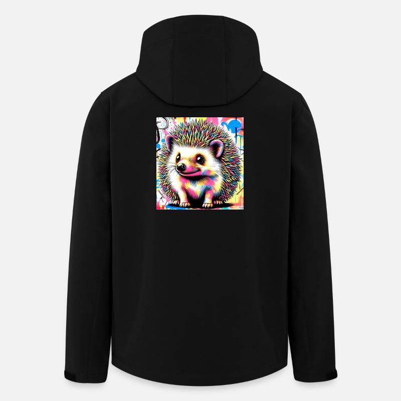 Igel - Recycelte Männer Softshell-Jacke von Stanley/Stella - Schwarz