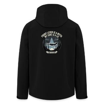 Croire en la calisthénie - Veste softshell homme en polyester recyclé Stanley/Stella - noir - Dos - AI Model Male 185 light (185cm)