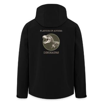 Geschmack von Autismus: Dinousaurier - Recycelte Männer Softshell-Jacke von Stanley/Stella - Schwarz - Hinten - AI Model Male 185 light (185cm)