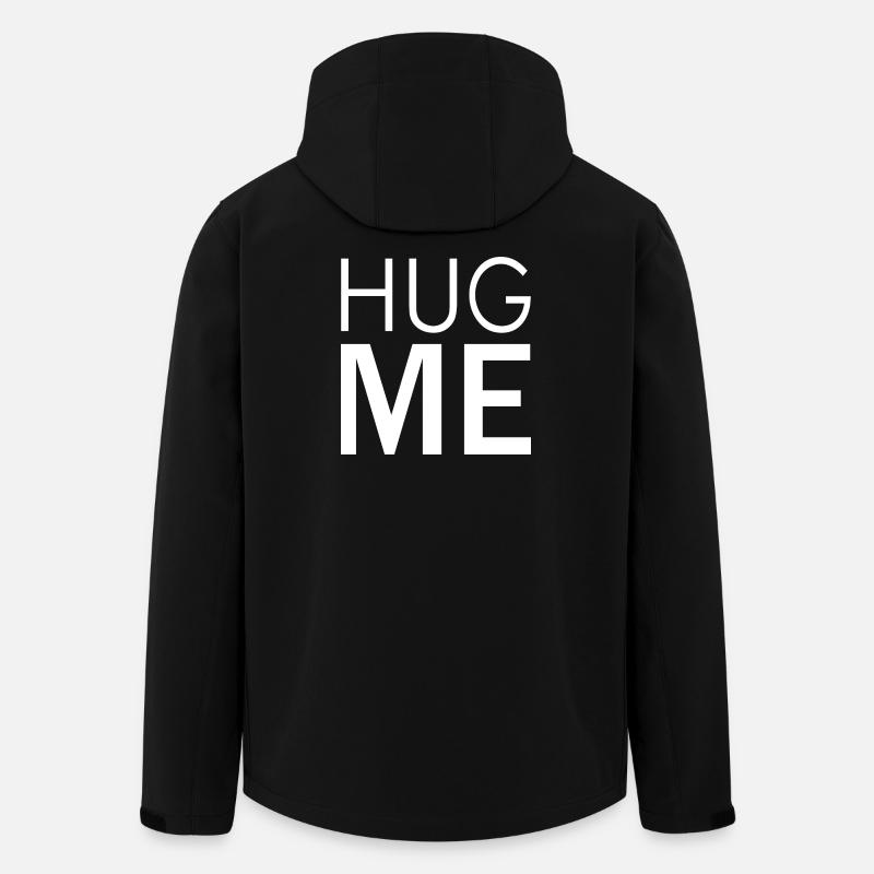 Hug Me (dark) - Veste softshell homme en polyester recyclé Stanley/Stella - noir