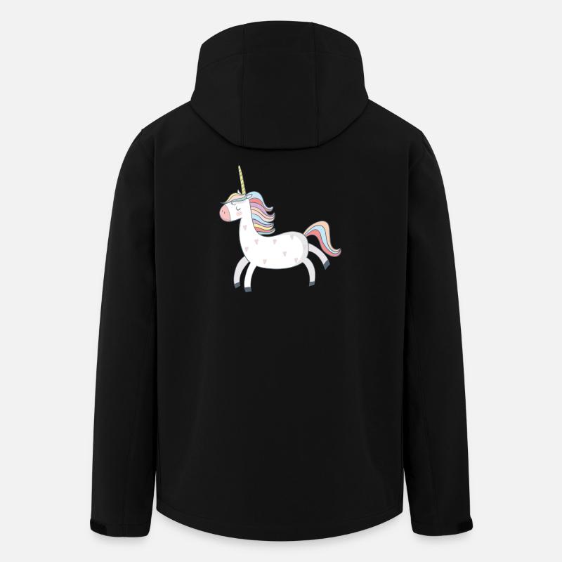 unicorn - Men’s Recycled Softshell Jacket by Stanley/Stella - black