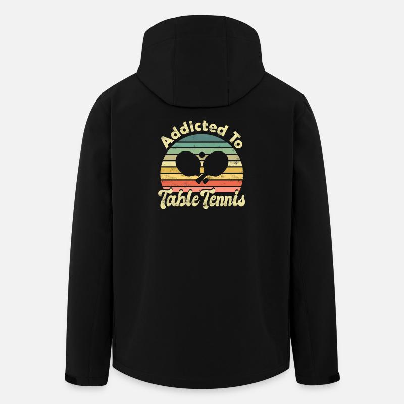 Table Tennis Ping Pong - Veste softshell homme en polyester recyclé Stanley/Stella - noir