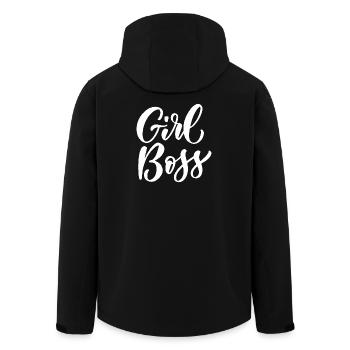 Fille Bos-s - Veste softshell homme en polyester recyclé Stanley/Stella - noir - Dos - AI Model Male 185 light (185cm)
