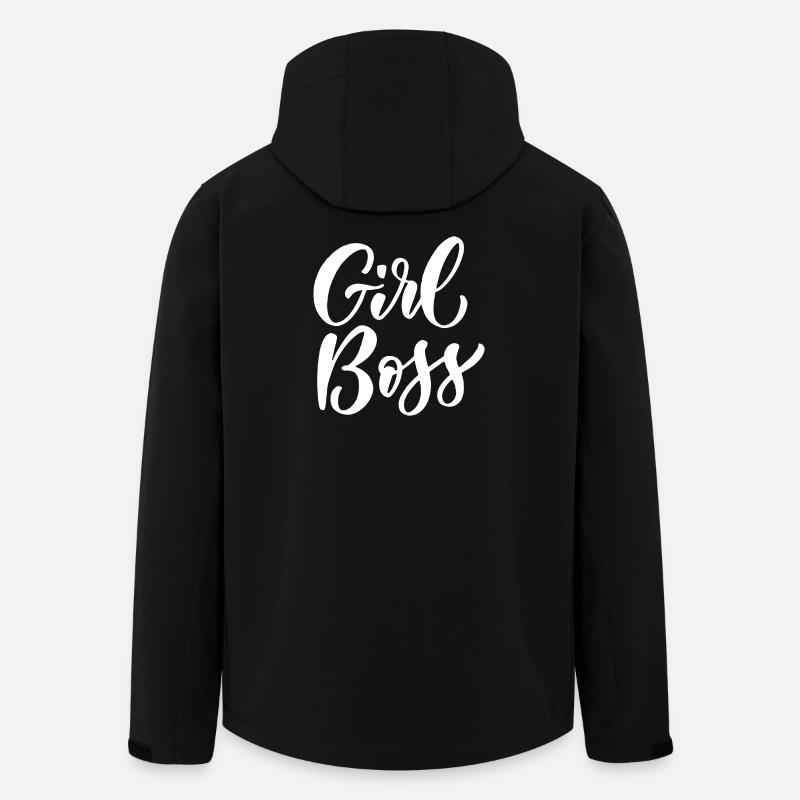 Mädchen Bos-s - Recycelte Männer Softshell-Jacke von Stanley/Stella - Schwarz