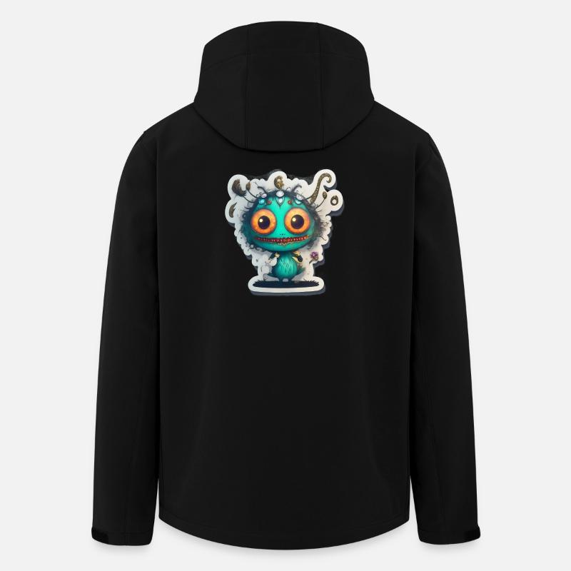 Monsters - Men’s Recycled Softshell Jacket by Stanley/Stella - black