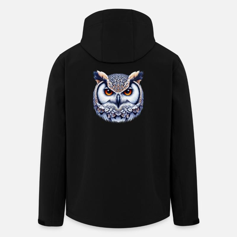 Hibou - Veste softshell homme en polyester recyclé Stanley/Stella - noir