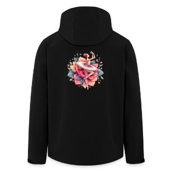 Danseuse de ballet avec tutu - Veste softshell homme en polyester recyclé Stanley/Stella - noir - Dos - AI Model Male 185 light (185cm)