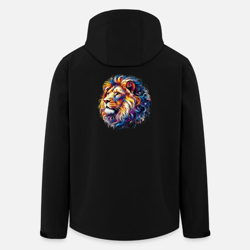 Lion - Veste softshell homme en polyester recyclé Stanley/Stella - noir