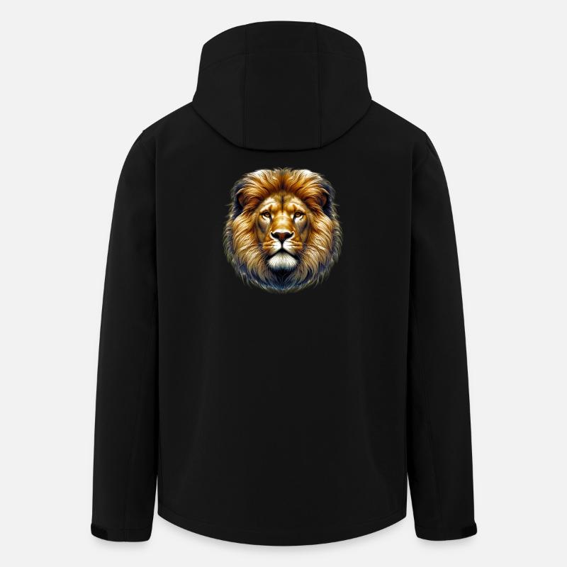 Lion - Veste softshell homme en polyester recyclé Stanley/Stella - noir