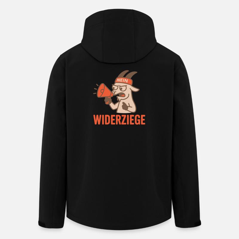 Widerziege - Recycelte Männer Softshell-Jacke von Stanley/Stella - Schwarz
