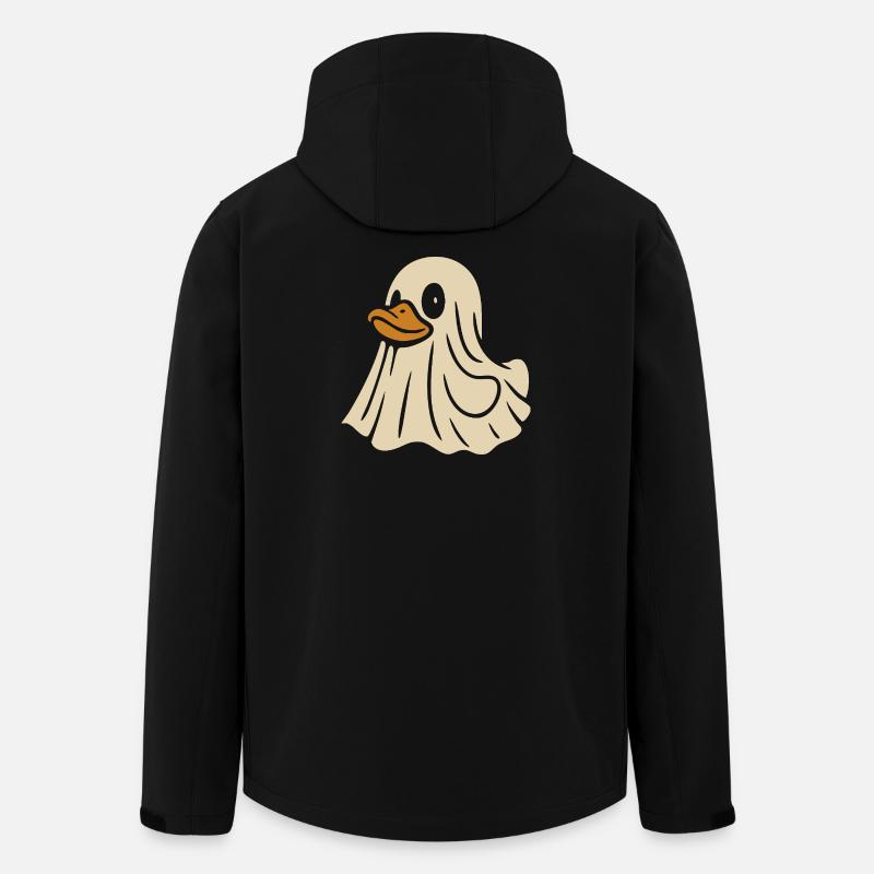 Ghost Rubber Duck Motif - Men’s Recycled Softshell Jacket by Stanley/Stella - black