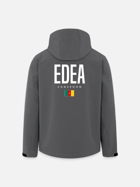 Edea Kamerun Kameruner - Recycelte Männer Softshell-Jacke von Stanley/Stella - Schwarz