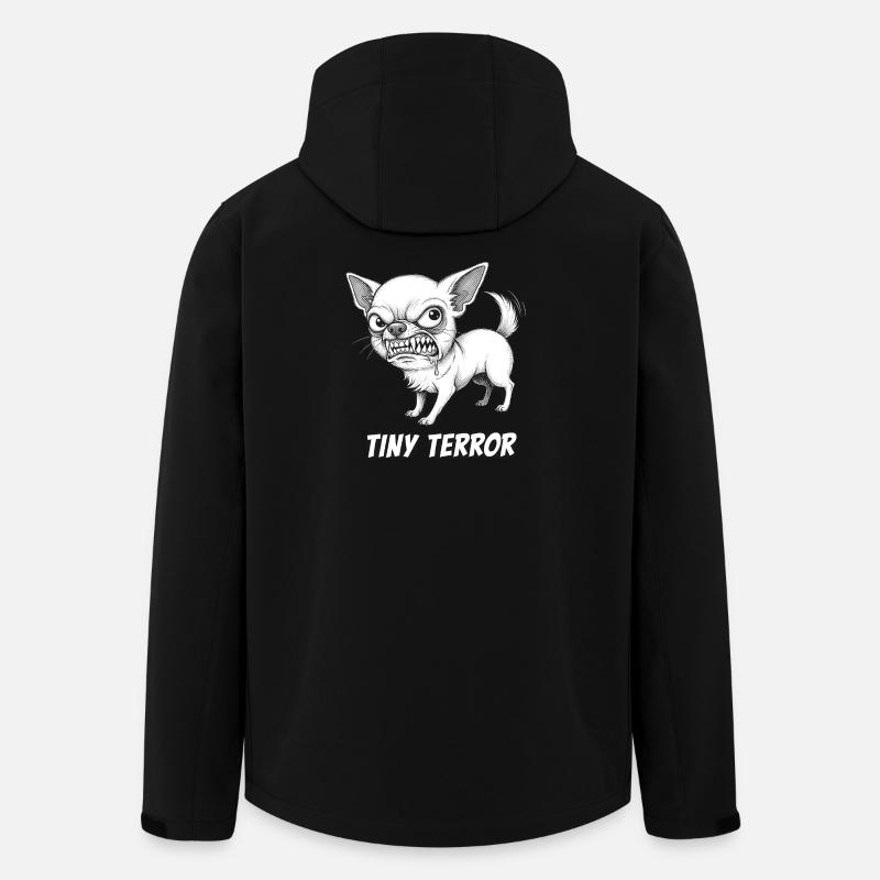 Wütender Chihuahua - Tiny Terror - Recycelte Männer Softshell-Jacke von Stanley/Stella - Schwarz