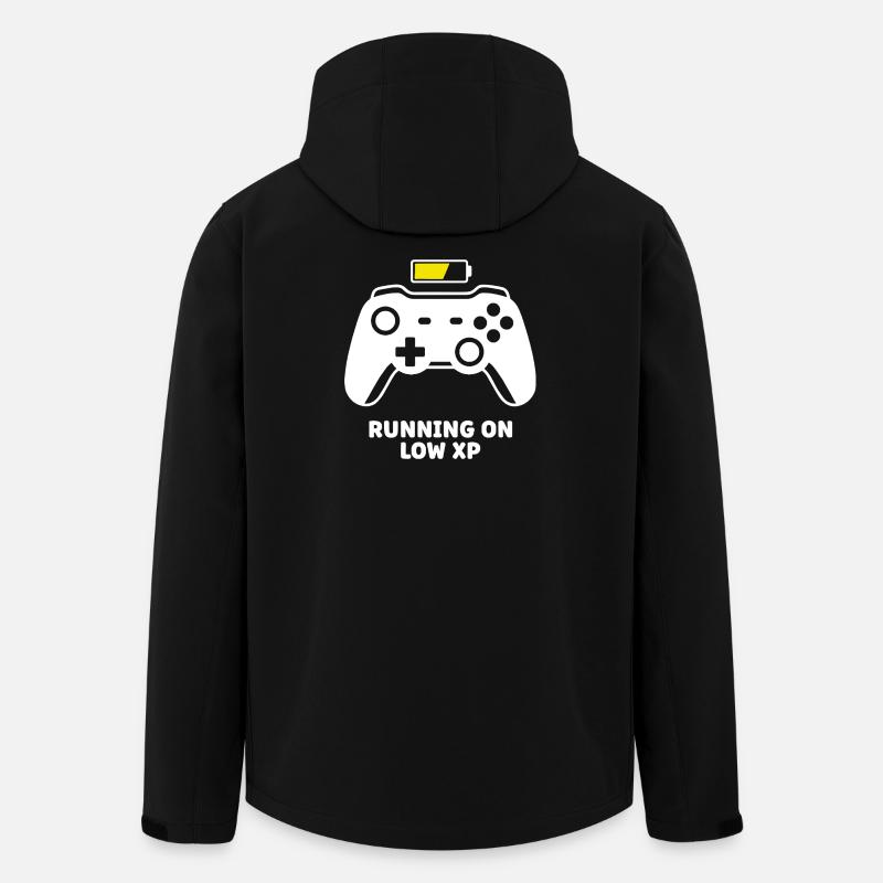Running on Low XP Controller - Recycelte Männer Softshell-Jacke von Stanley/Stella - Schwarz