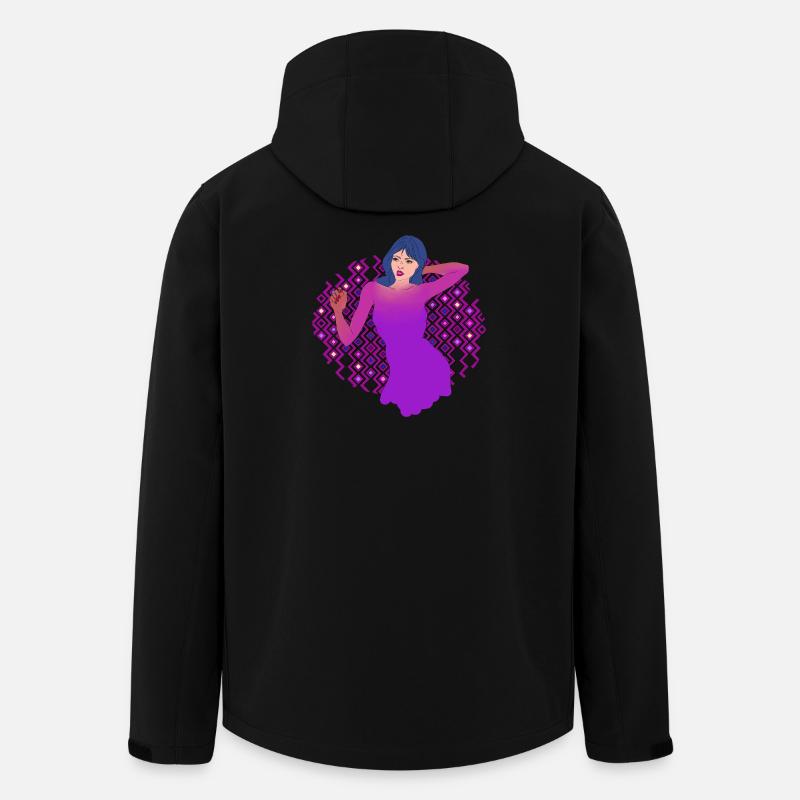 Danser - Veste softshell homme en polyester recyclé Stanley/Stella - noir