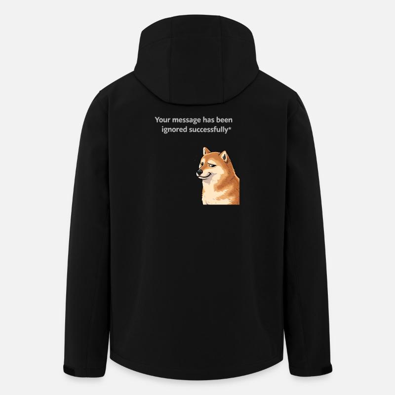 Deine Nachricht wurde erfolgreich ignoriert - Recycelte Männer Softshell-Jacke von Stanley/Stella - Schwarz