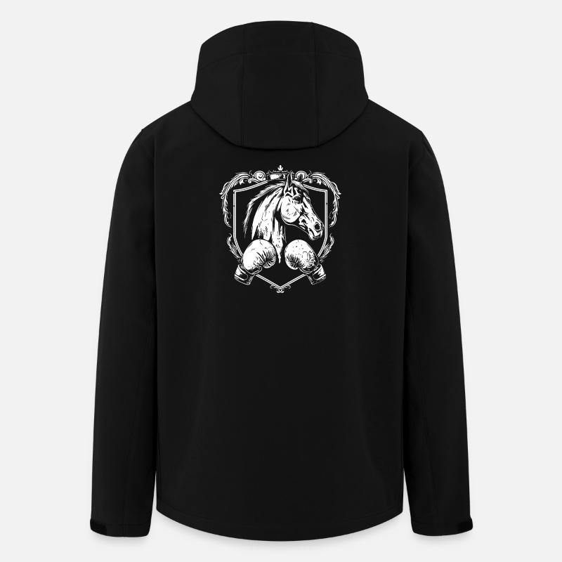 Horse Boxing MMA - Men’s Recycled Softshell Jacket by Stanley/Stella - black