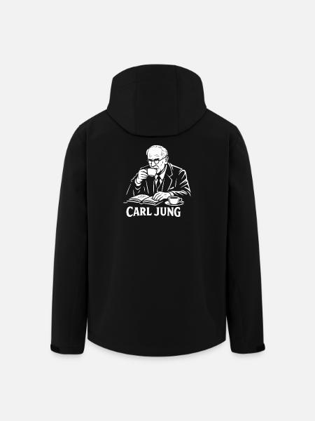 Carl Jung Coffee Study Tee - Men’s Recycled Softshell Jacket by Stanley/Stella - black