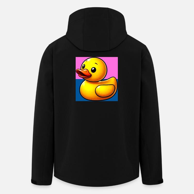 Duckling Duck Duck Duck - Men’s Recycled Softshell Jacket by Stanley/Stella - black