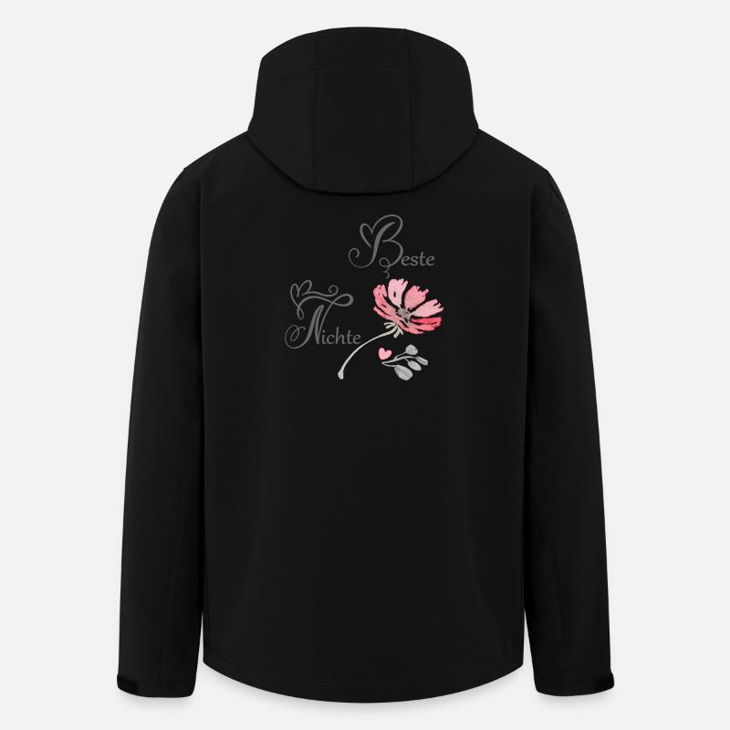 Beste Nichte - Recycelte Männer Softshell-Jacke von Stanley/Stella - Schwarz