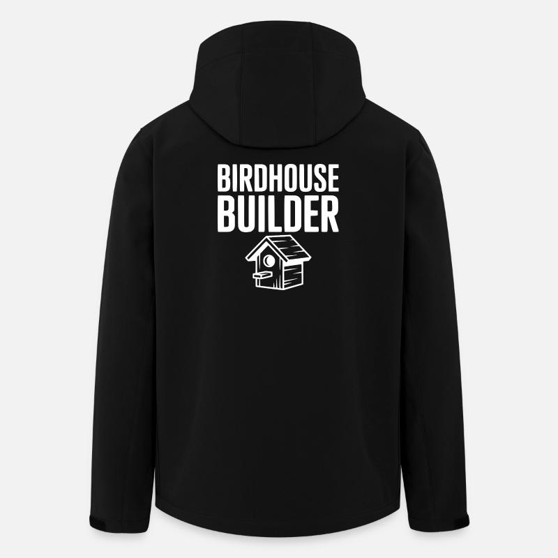 Vogelhausbauer - Recycelte Männer Softshell-Jacke von Stanley/Stella - Schwarz