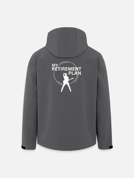 Rock Music Retirement Plan - Men’s Recycled Softshell Jacket by Stanley/Stella - black