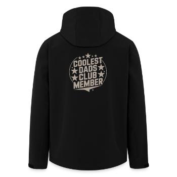Coolstes Dads Club Mitglied - Recycelte Männer Softshell-Jacke von Stanley/Stella - Schwarz - Hinten - AI Model Male 185 light (185cm)