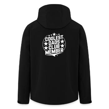 Coolest Dad Club Member - Recycelte Männer Softshell-Jacke von Stanley/Stella - Schwarz - Hinten - AI Model Male 185 light (185cm)