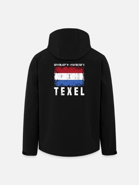 Texel coordinates - Men’s Recycled Softshell Jacket by Stanley/Stella - black