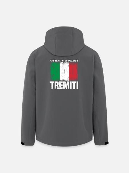 Tremiti Coordinates - Men’s Recycled Softshell Jacket by Stanley/Stella - black