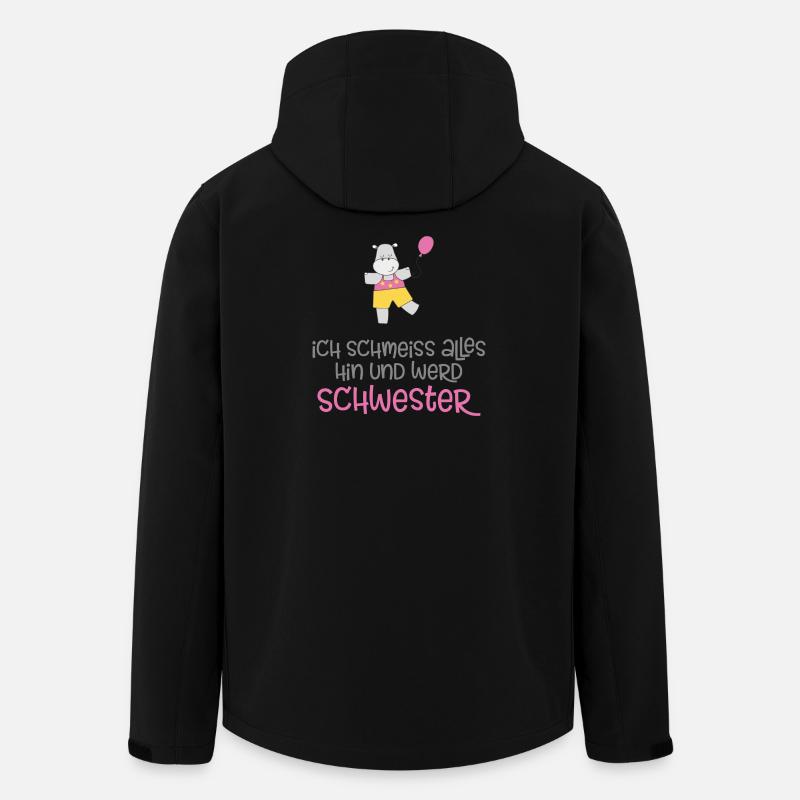 Schwester - Recycelte Männer Softshell-Jacke von Stanley/Stella - Schwarz