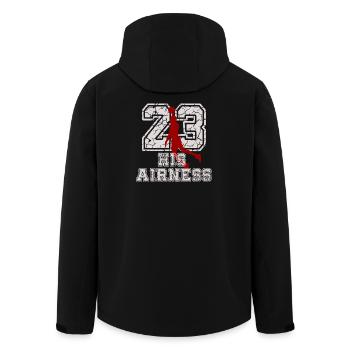 Basketball 23 Men's Shirt Streetwear Legend Style - Men’s Recycled Softshell Jacket by Stanley/Stella - black - Back - AI Model Male 185 light (185cm)