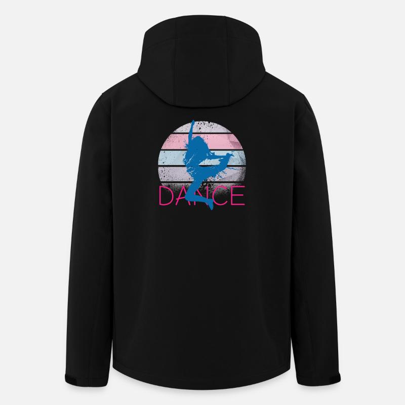 dance 2021 - Veste softshell homme en polyester recyclé Stanley/Stella - noir