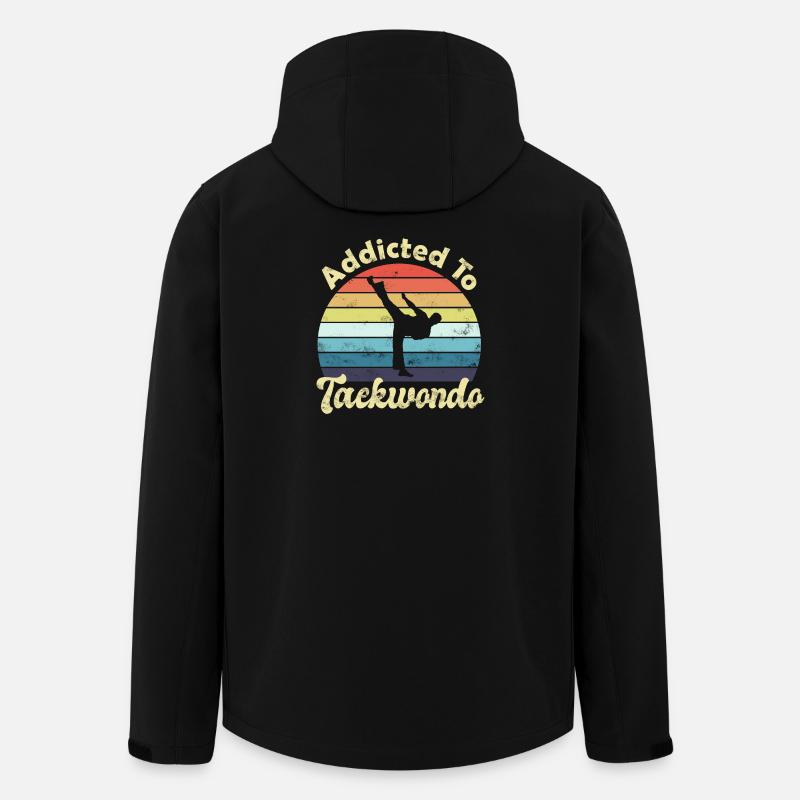 Taekwondo - Recycelte Männer Softshell-Jacke von Stanley/Stella - Schwarz