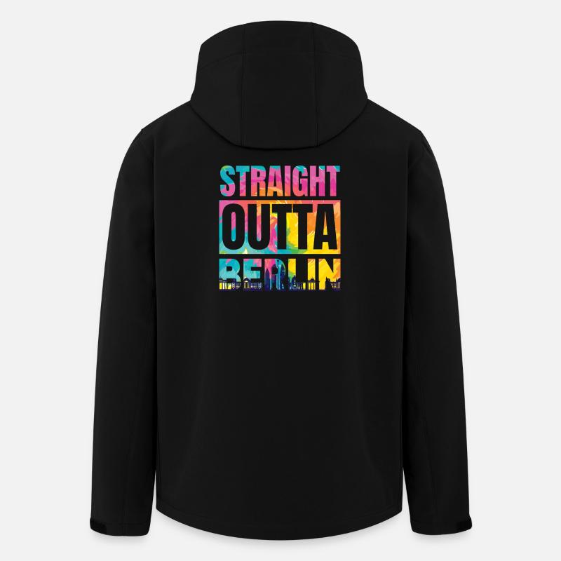 Directly from Berlin - Men’s Recycled Softshell Jacket by Stanley/Stella - black