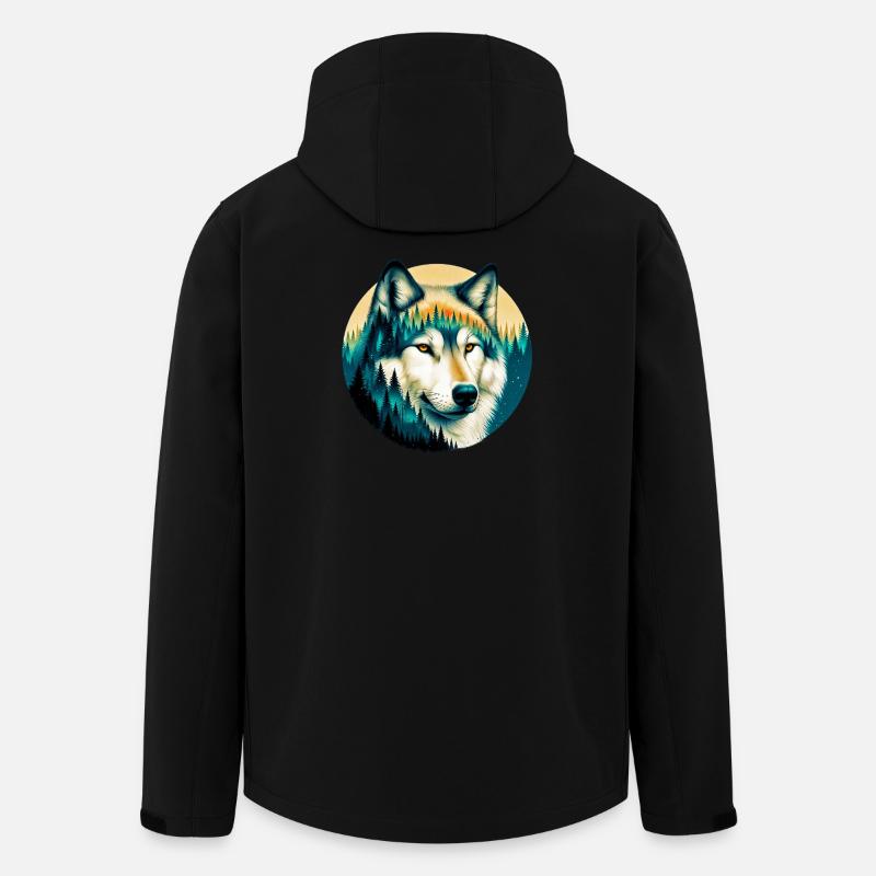 Wolf - Men’s Recycled Softshell Jacket by Stanley/Stella - black