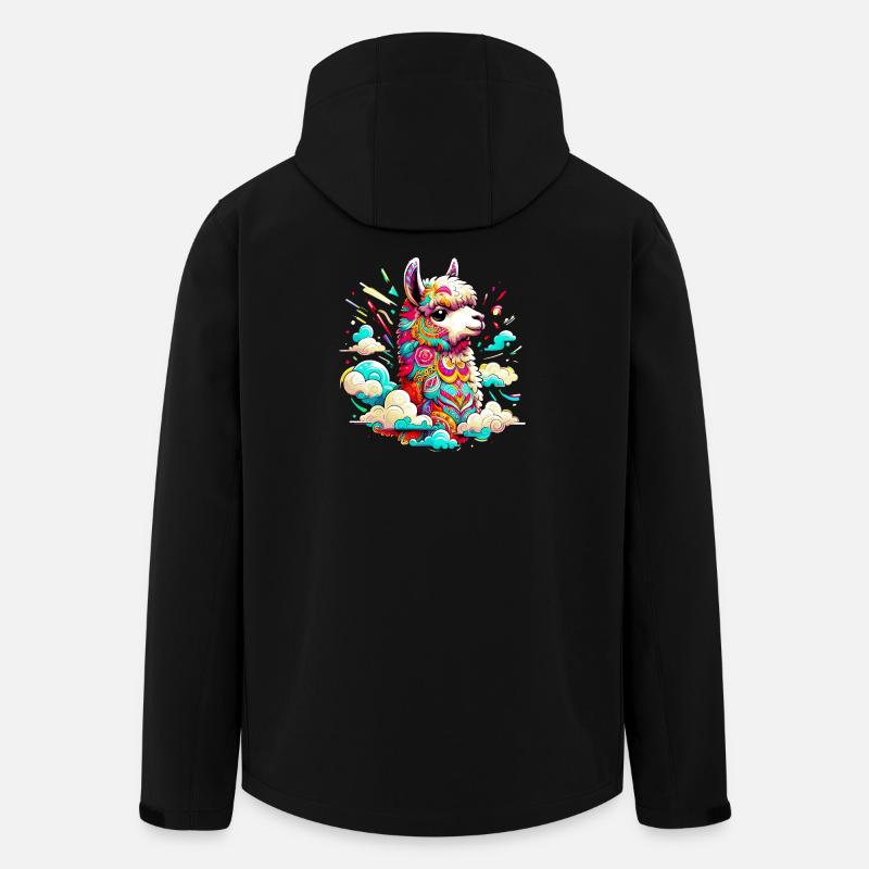 Alpaka - Recycelte Männer Softshell-Jacke von Stanley/Stella - Schwarz