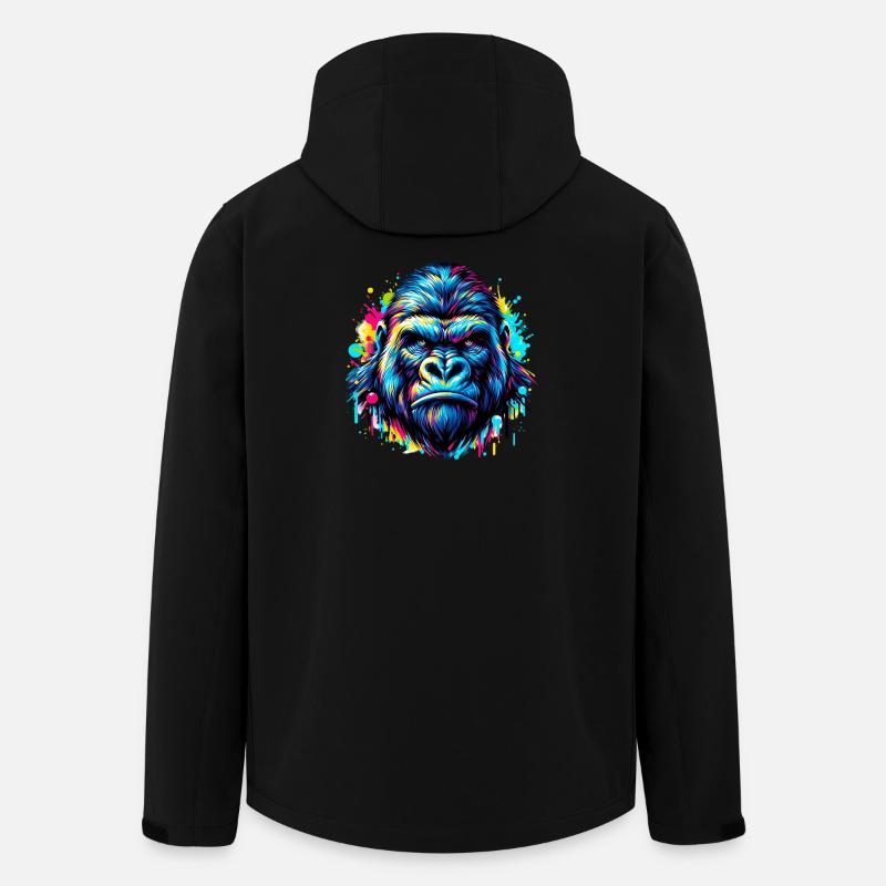 Gorilla - Men’s Recycled Softshell Jacket by Stanley/Stella - black