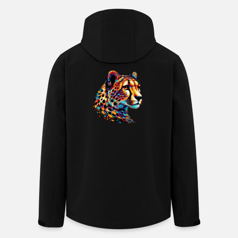 Cheetah - Men’s Recycled Softshell Jacket by Stanley/Stella - black