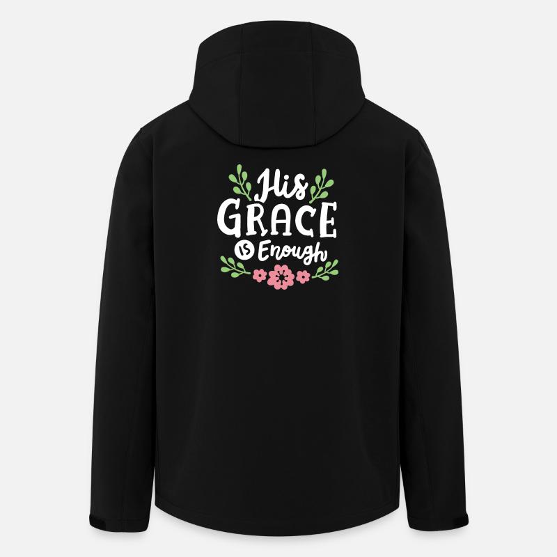 Christlich Glaube Religiös - Recycelte Männer Softshell-Jacke von Stanley/Stella - Schwarz