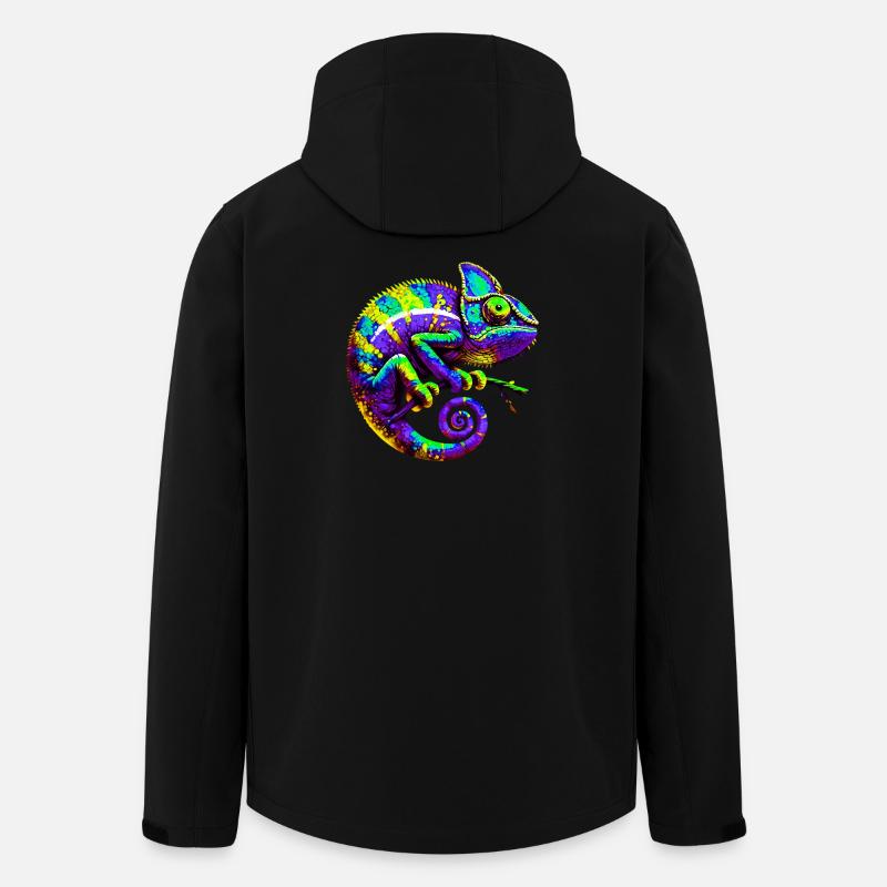 Chamäleon - Recycelte Männer Softshell-Jacke von Stanley/Stella - Schwarz
