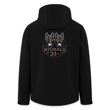 Jamais 31 - Veste softshell homme en polyester recyclé Stanley/Stella - noir - Dos - AI Model Male 185 light (185cm)