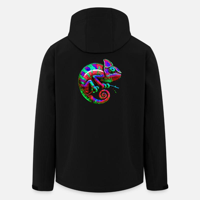Chamäleon - Recycelte Männer Softshell-Jacke von Stanley/Stella - Schwarz