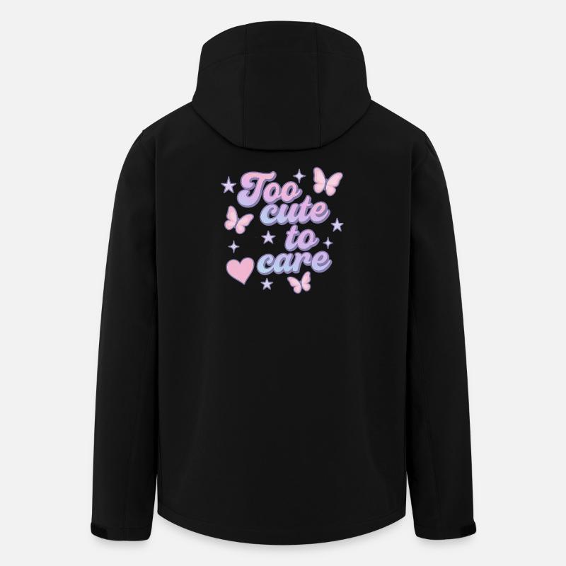 trop mignon pour s’en soucier - Veste softshell homme en polyester recyclé Stanley/Stella - noir