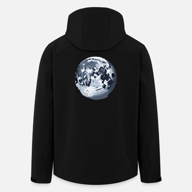 Mond - Recycelte Männer Softshell-Jacke von Stanley/Stella - Schwarz
