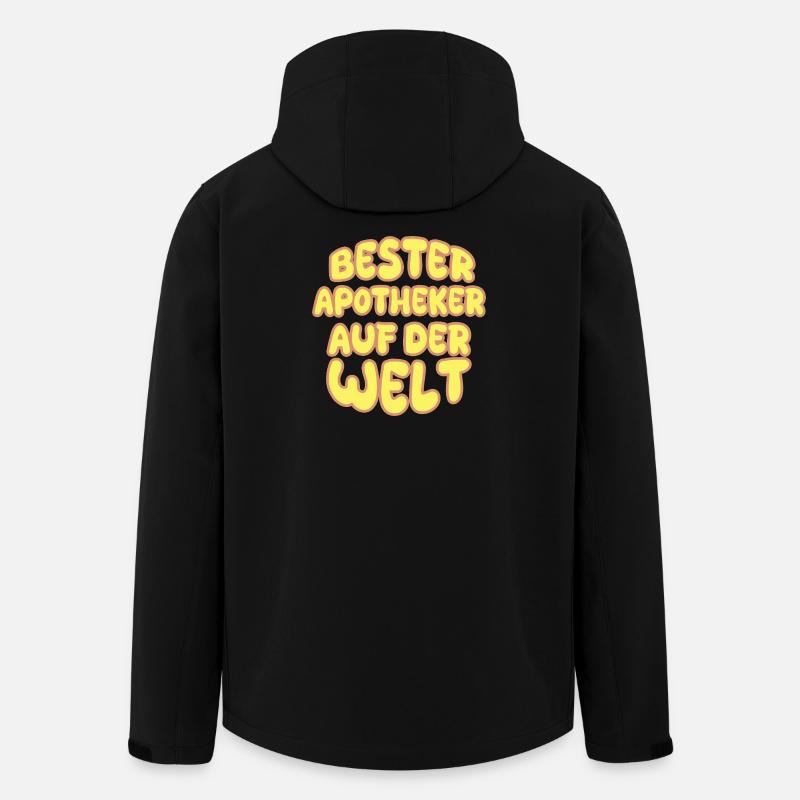 Pharmacien comme profession - Veste softshell homme en polyester recyclé Stanley/Stella - noir