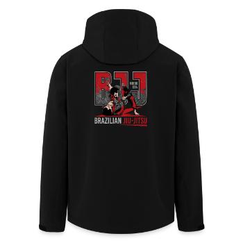 Brasilianische Jiu-Jitsu-Kampfkünste - Recycelte Männer Softshell-Jacke von Stanley/Stella - Schwarz - Hinten - AI Model Male 185 light (185cm)