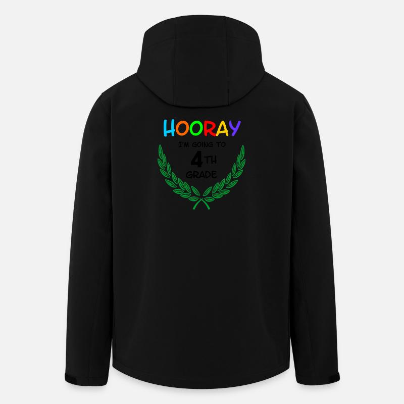 Hourra, je vais en CM1 - Veste softshell homme en polyester recyclé Stanley/Stella - noir